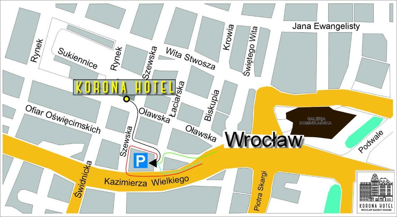 Korona Gold - Korona Hotel Wroclaw Breslávia Exterior foto